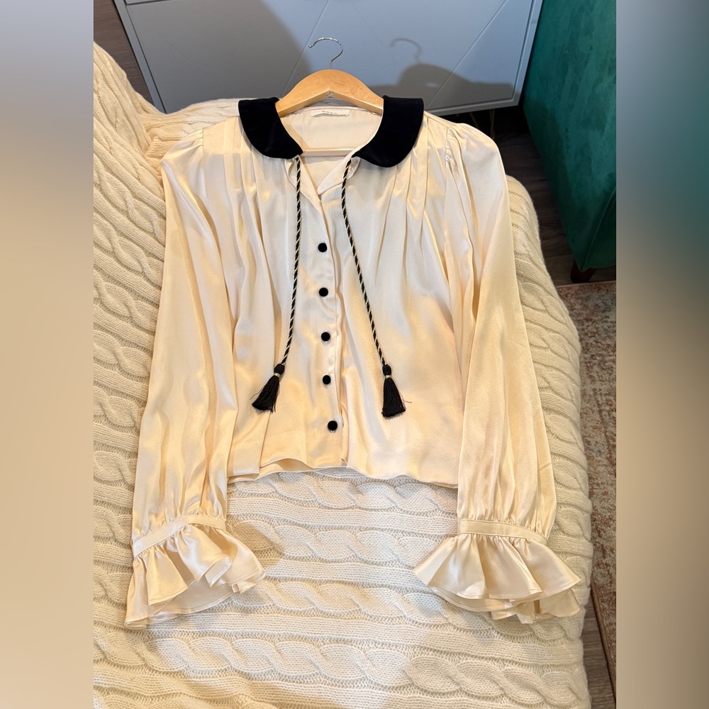 DOEN SIMONE TOP IN MOTHER OF PEARL, brand new without tags, never worn, No flaws - Picture 7 of 16